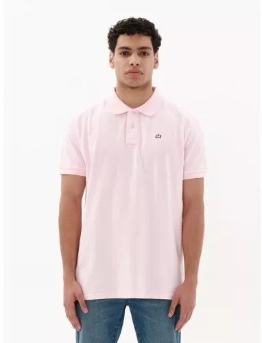 Μπλούζα Polo Emerson Casual Βαμβακερή Ροζ