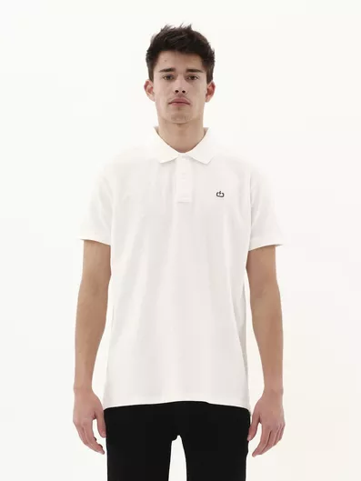 Μπλούζα Polo Emerson Κοντομάνικο Λευκό