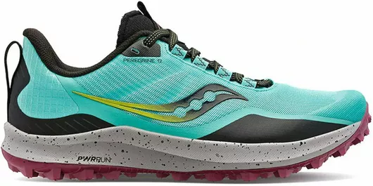 Saucony Peregrine 12 Γυναικεία Αθλητικά Παπούτσια Trail Running Cool Mint / Acid