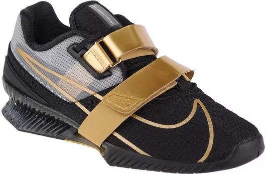 Nike Romaleos 4 Ανδρικά Αθλητικά Παπούτσια Crossfit Black / Metallic Gold