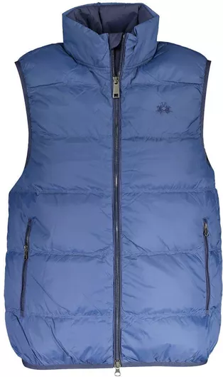 La Martina Αμάνικο Μπουφάν Puffer Μπλε