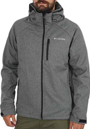 Columbia Cascade Ridge II Χειμωνιάτικο Μπουφάν Softshell Αδιάβροχο και Αντιανεμικό Γκρι