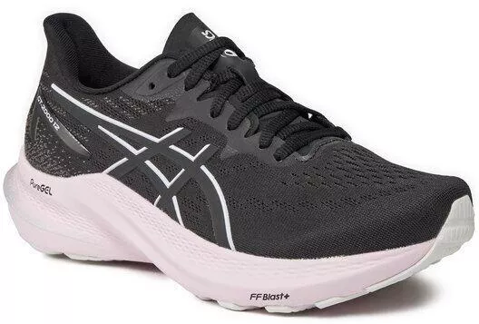 ASICS GT-2000 12 Γυναικεία Αθλητικά Παπούτσια Running Μαύρο / Λευκό
