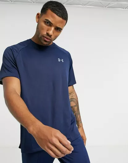 T-Shirt Under Armour Tech 2.0 Αθλητικό Κοντομάνικο Navy Blue