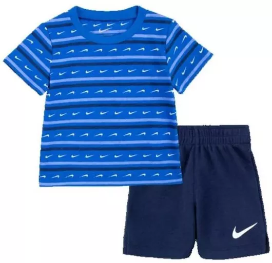 Nike Παιδικό Σετ με Σορτς Καλοκαιρινό 2τμχ Μπλε