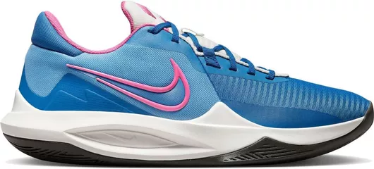 Nike Precision 6 Χαμηλά Μπασκετικά Παπούτσια Dutch Blue / Pinksicle / Dark Marina Blue / Sail