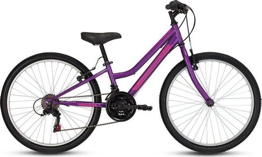 Παιδικό Ποδήλατο Clermont Magusta 24" 2022 Mountain Bike με 18 Ταχύτητες Μοβ