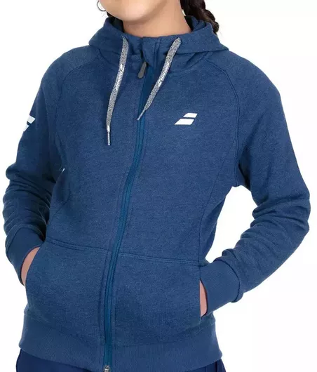 Babolat Παιδικό Casual Μπουφάν Κοντό με Κουκούλα Μπλε