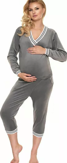 PeeKaBoo 0202 Σετ φόρμες Εγκυμοσύνης Grafit