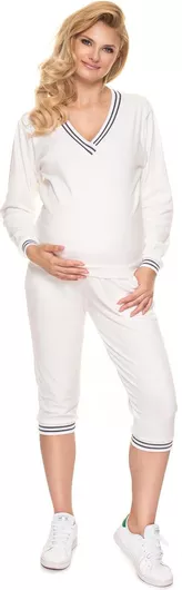 PeeKaBoo Σετ φόρμες Εγκυμοσύνης σε Λευκό χρώμα