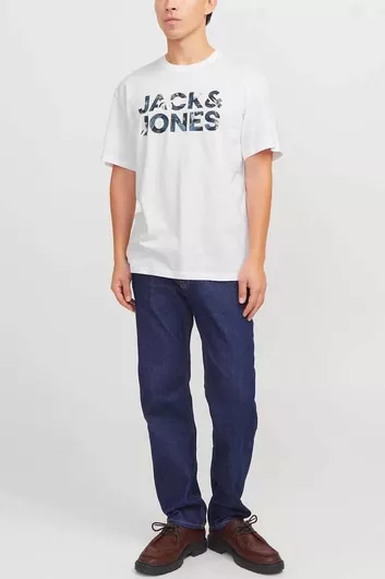 T-Shirt Jack & Jones 12268127 Casual Λευκό
