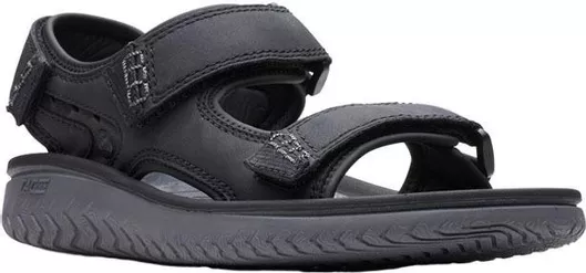 Clarks Wesley Bay Ανδρικά Σανδάλια Μαύρο