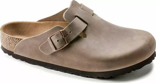 Birkenstock Boston Ανδρικά Ανατομικά Σαμπό Καφέ