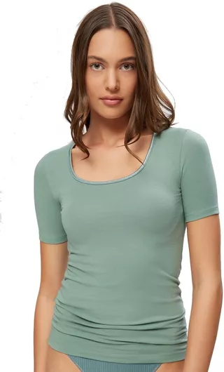 Minerva Γυναικεία Φανελάκια Χακί 2Pack