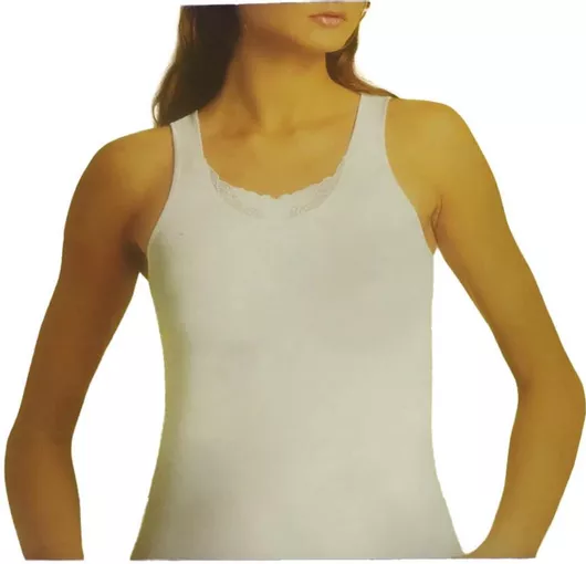 Palco Αμάνικα Γυναικεία Φανελάκια Λευκό 2Pack