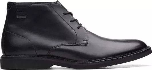 Clarks ATTICUS LT HI GTX Δερμάτινα Μαύρο Ανδρικά Μποτάκια
