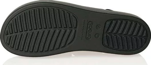 Crocs Brooklyn Low Καλοκαιρινές Γυναικείες Πλατφόρμες Μαύρο