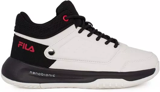 Fila Memory Dunk 2 Nanobionic Αδιάβροχα Αθλητικά Παιδικά Παπούτσια Μπάσκετ με Κορδόνια Λευκό