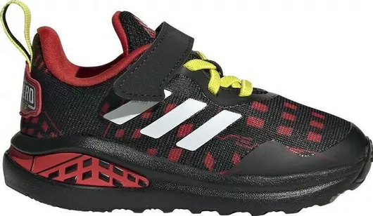 adidas Fortarun Superhero Αθλητικά Παιδικά Παπούτσια Running με Σκρατς Core Black / Cloud White / Vivid Red