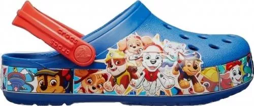 Crocs Παιδικά Ανατομικά Σαμπό Θαλάσσης Paw Patrol Band Μπλε