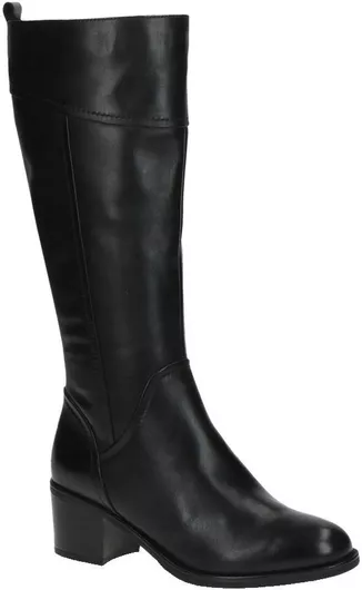 Ανατομικές Comfort Μπότες Ιππασίας Caprice Από Δέρμα - Black