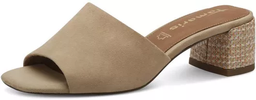 Tamaris Mules με Τακούνι Μπεζ