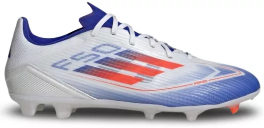 adidas F50 League Ποδοσφαιρικά Παπούτσια με Τάπες Cloud White / Solar Red / Lucid Blue