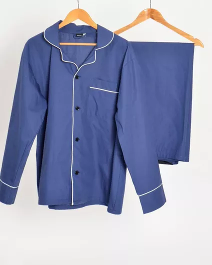 Pennie Χειμερινή Ανδρική Πιτζάμα Μπλε