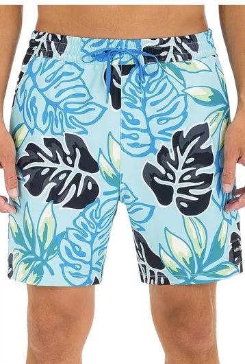 Hurley Cannonball Ανδρικό Μαγιό Βερμούδα Τιρκουάζ Floral