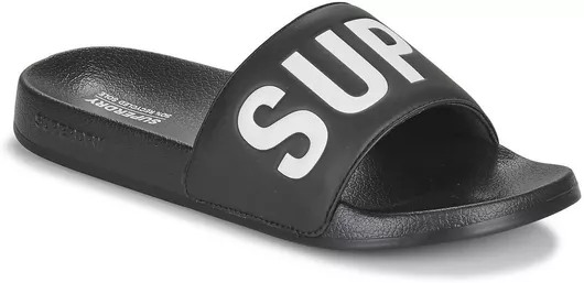 Superdry Ανδρικά Slides Μαύρο