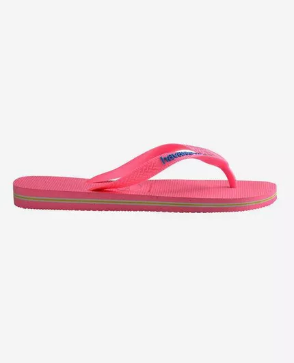 Havaianas Brasil Logo Σαγιονάρες Φούξια