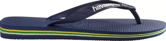 Havaianas Brasil Logo Σαγιονάρες Navy Μπλε