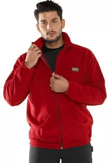 Ανδρική Ζακέτα Fleece Κόκκινο