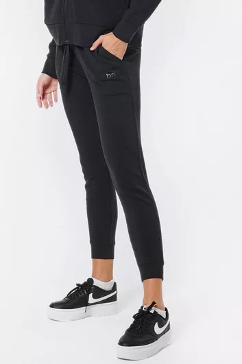 Body Action Παντελόνι Φόρμας με Λάστιχο Μαύρο