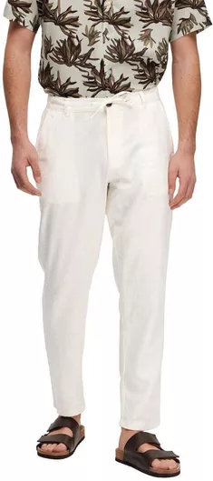 Selected Ανδρικό Παντελόνι Εκρού