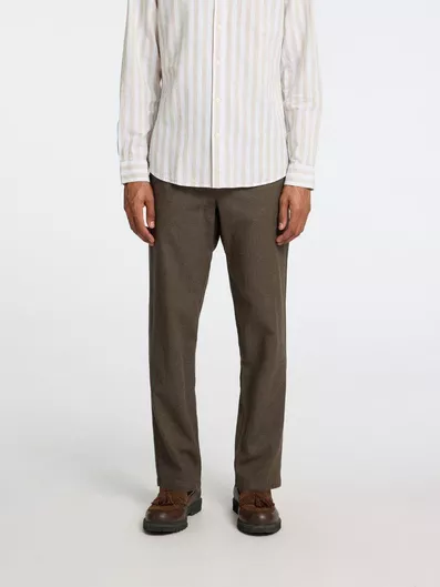 Selected Homme Παντελόνι Forest Night Πράσινο