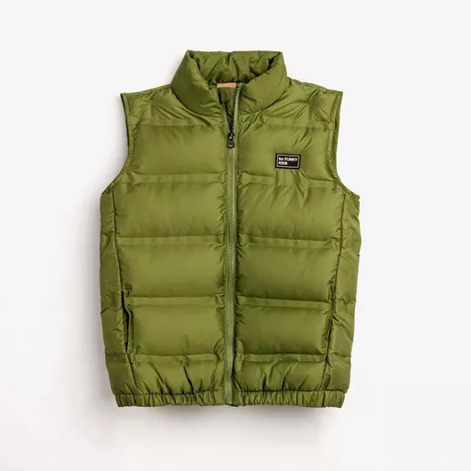 Funky Παιδικό Καπιτονέ Μπουφάν Αμάνικο Forest Green