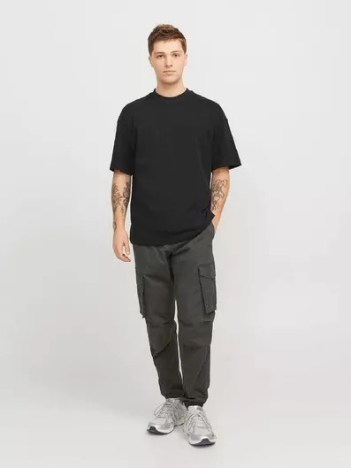Jack & Jones Παντελόνι Cargo Ανθρακί