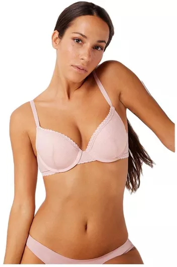 Ysabel Mora Ροζ Σουτιέν Push Up