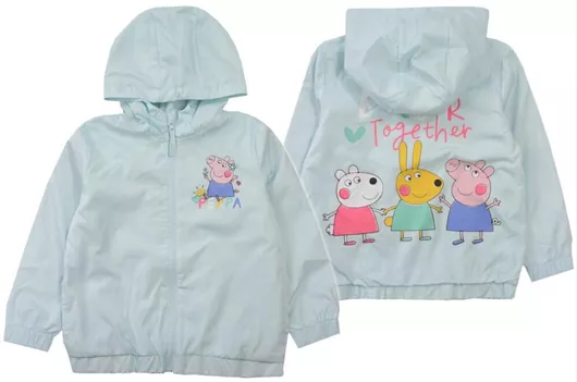 Peppa Pig Παιδικό Casual Μπουφάν με Κουκούλα