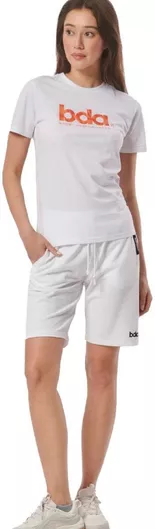 Body Action Γυναικεία Αθλητική Βερμούδα Λευκό