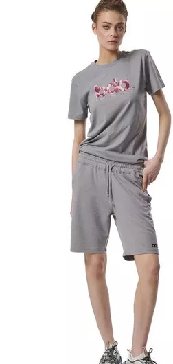 Body Action Γυναικείο Σορτς SILVER GREY