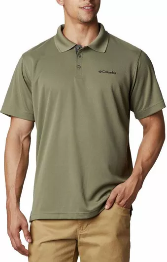 Ανδρικό Polo Columbia Utilizer Casual Κοντομάνικο Χακί