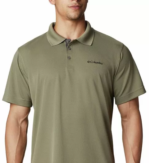 Ανδρικό Polo Columbia Utilizer Casual Κοντομάνικο Χακί