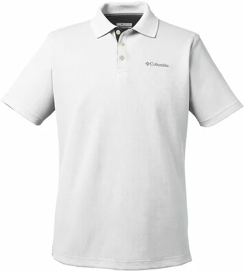 Ανδρικό Polo Columbia Utilizer Sleeve Casual Κοντομάνικο Λευκό