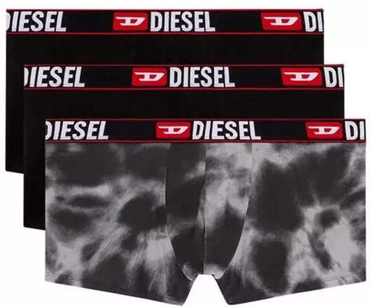 Diesel Ανδρικά Μποξεράκια Μαύρο 3Pack