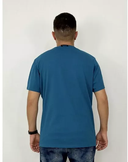 Ανδρικό T-shirt Funky Buddha FBM009-010-04 Κοντομάνικο Deep Teal