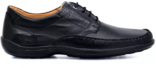 Boxer 15349 Δερμάτινα Ανδρικά Casual Παπούτσια Ανατομικά Μαύρο