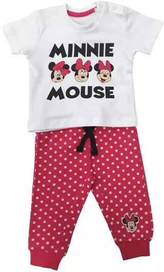 Disney Παιδικό Σετ με Παντελόνι Καλοκαιρινό 2τμχ Red Dots