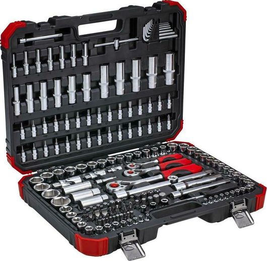 Καστάνια με Καρυδάκια Gedore R45603172 1\2" & 1\4" & 3\8" 172τμχ